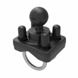 RAM Mounts Double U-Bolt Ball Base for 1" - 1.25" Rails 