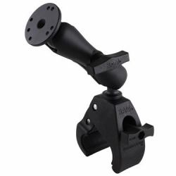 RAM Mounts Tough-Claw Large Clamp Double Ball Mount with Round Plate 