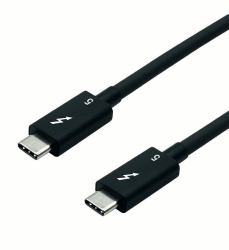 ROLINE 11.02.9110 Thunderbolt cable 0.5 m 80 Gbit/s Black 