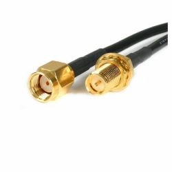 StarTech.com 10 ft RP-SMA to RP-SMA Wireless Antenna Adapter Cable - M/F 