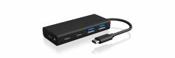 ICY BOX IB-HUB1426-CPD USB 3.2 Gen 1 [3.1 Gen 1] Type-C 5000 Mbit/s Black 