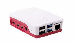 Raspberry Pi - etui - rÃ¸d/hvid