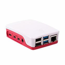 Raspberry Pi Pi 4 Case - Red/White - Warranty: 12M