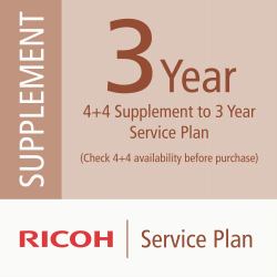 Ricoh 4+4 Supplement to 3 Year Service Plan 