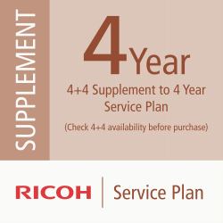 Ricoh 4+4 Supplement to 4 Year Service Plan 