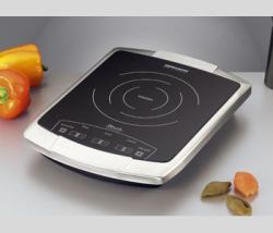 Rommelsbacher CT2020/IN hob Black, Silver Countertop Ceramic hob 1 zone[s] 