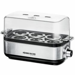 Rommelsbacher ER 600 egg cooker 6 egg[s] 400 W Stainless steel, Transparent 
