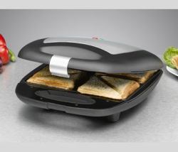 Rommelsbacher ST 1410 sandwich maker 1400 W Black, Silver 