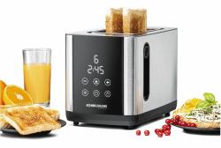 Rommelsbacher TO 850 toaster 9 2 slice[s] 850 W Black, Stainless steel 