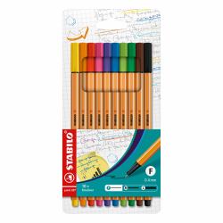 STABILO Point 88 fineliner Multi 10 pc[s] 