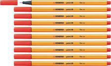 STABILO point 88 Fineliner Pack of 10 Red