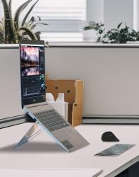 STANDIVARIUS UNO Laptop stand Aluminium, Silver 43.2 cm [17"] 
