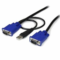 StarTech.com 6 ft 2-in-1 Ultra Thin USB KVM Cable 