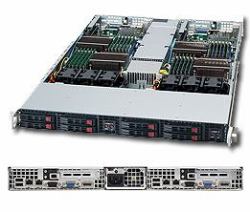 Supermicro SuperServer 1026TT-TF Intel® 5500 Socket B [LGA 1366] Rack [1U] Black 