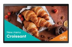Samsung QB24C-T Digital signage flat panel 61 cm [24"] LED Wi-Fi 250 cd/m² Full HD Black Touchscreen Built-in processor Tizen 7.0 16/7 