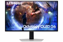 Samsung G60SD computer monitor 68.6 cm [27"] 2560 x 1440 pixels Quad HD OLED Silver 