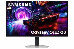 Samsung G81SF computer monitor 81.3 cm [32"] 3840 x 2160 pixels 4K Ultra HD OLED Silver 
