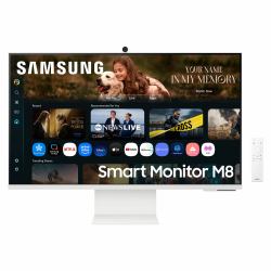 Samsung M8 M80F computer monitor 81.3 cm [32"] 3840 x 2160 pixels 4K Ultra HD LCD White 