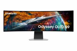 Samsung G95SC computer monitor 124.5 cm [49"] 5120 x 1440 pixels Dual QHD OLED Silver 