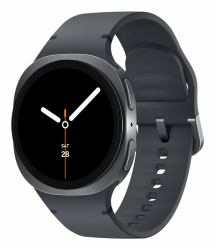 Samsung Galaxy Watch 8 3.3 cm [1.3"] AMOLED 40 mm Digital 438 x 438 pixels Touchscreen 4G Graphite Wi-Fi GPS [satellite] 