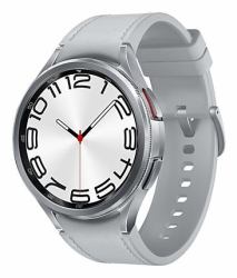 Samsung Galaxy Watch6 Classic Watch6 Classic 3.81 cm [1.5"] OLED 47 mm Digital 480 x 480 pixels Touchscreen Silver Wi-Fi GPS [satellite] 
