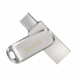 SanDisk Ultra Dual Drive Luxe USB flash drive 512 GB USB Type-A / USB Type-C 3.2 Gen 1 [3.1 Gen 1] Stainless steel 