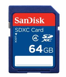 SanDisk 64GB SDXC Class 4 