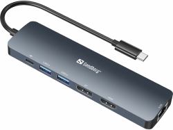 Sandberg USB-C 8K Display Dock 