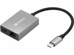 Sandberg USB-C Gigabit Adapter PD100W 