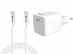 Sandberg USB-C 20W Charger EU+USB-CC 