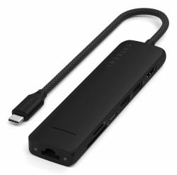 Satechi ST-P7SK interface hub USB Type-C 10000 Mbit/s Black 