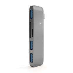 Satechi ST-TCUHM laptop dock/port replicator USB 3.2 Gen 1 [3.1 Gen 1] Type-C Silver 