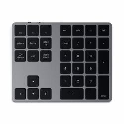 Satechi ST-XLABKM numeric keypad Universal Bluetooth Grey 