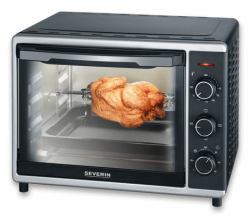 Severin TO 2056 toaster oven 30 L Black, Stainless steel Grill 