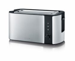 Severin AT 2590 toaster 2 slice[s] 1400 W Black, Silver 