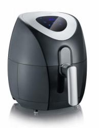 Severin 2430 Single 3.2 L Stand-alone 1500 W Hot air fryer Black, Stainless steel 