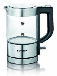 Severin WK 3472 electric kettle 0.5 L 1100 W Silver 