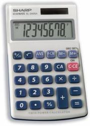 Sharp EL-240SAB calculator Pocket Basic Grey 