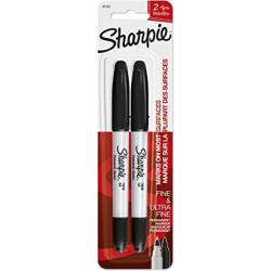Sharpie 1985878 permanent marker Black 2 pc[s] 