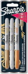 Sharpie 1986006 marker 3 pc[s] Fine tip Bronze, Gold, Silver 