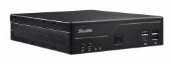 Shuttle Slim PC DH610 , S1700, 1x HDMI, 2x DP , 1x 2.5", 2x M.2, 2x LAN [Intel 1G + 2.5G], 2x COM, 24/7 permanent operation, incl. VESA 