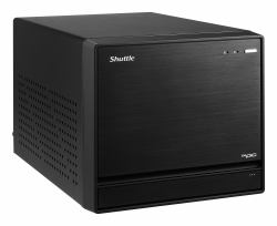 Shuttle XPC cube Barebone SH570R8 - S1200, Intel H570, 1x PCIe X16, 1x PCIe X4, 2x LAN,1x HDMI, 2x DP, 4x 3.5" HDD bays 