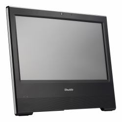 Shuttle X50V6 Intel® Celeron® 3865U 39.6 cm [15.6"] 1366 x 768 pixels Touchscreen All-in-One PC barebone Black  - UK version