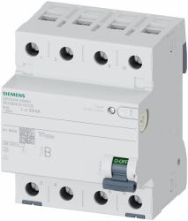 Siemens RCCB TYPE B 40/4 30MA 6MA DC 4MW 