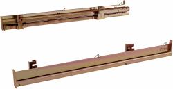 Siemens HZ638070 oven part/accessory Telescopic guide Brass Stainless steel 