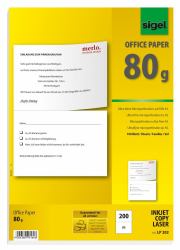 Sigel LP202 printing paper A5 [148x210 mm] 200 sheets White 