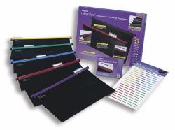 Snopake HangGlider Suspension Files - 25 Files, Asst Cols hanging folder 