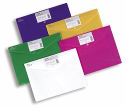 Snopake Polyfile ID - Clear Polypropylene [PP] White A4 