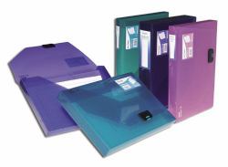 Snopake 12849 box file 350 sheets Transparent Polypropylene [PP] 