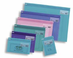 Snopake Zippa Bag S Polypropylene A5 140 Micron Electra Assorted Colours [Pack 25] - 14135